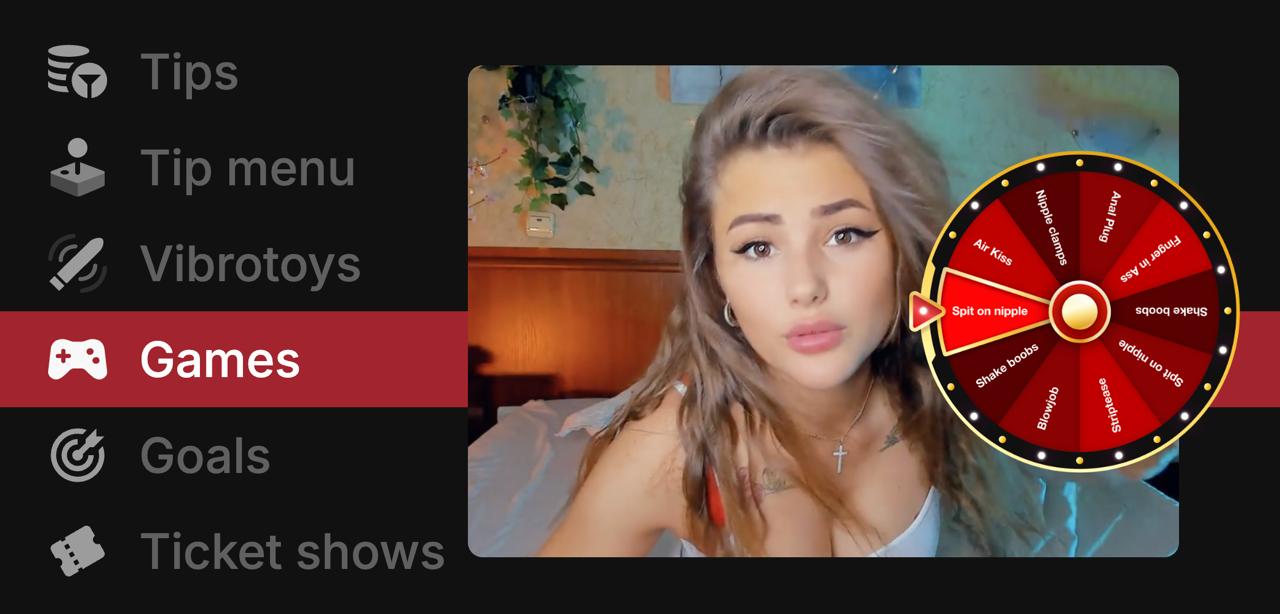 stripchat games spin wheel