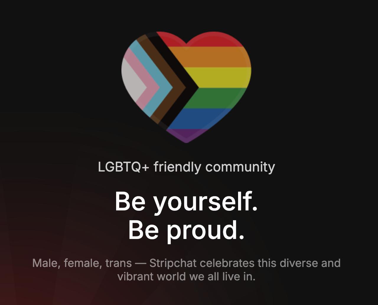 stripchat lgbtq friendly