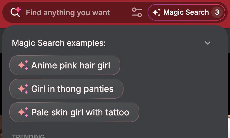 Stripchat Magic Search — AI-powered cam model discovery